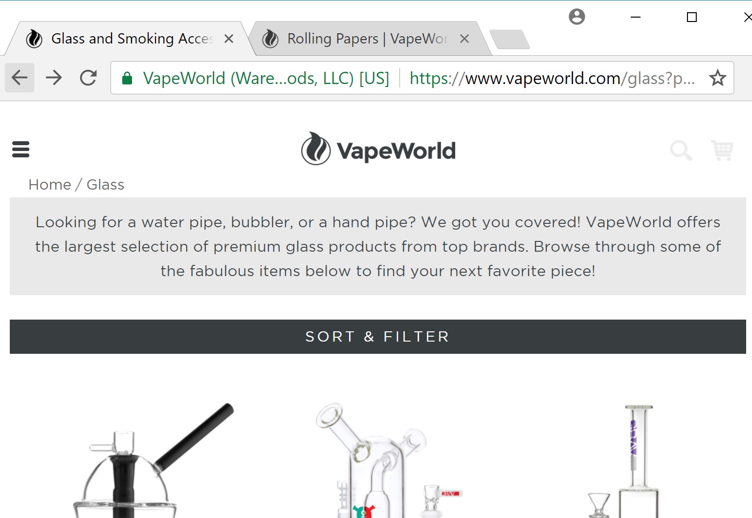 Glass Smoking Devices On Vape World
