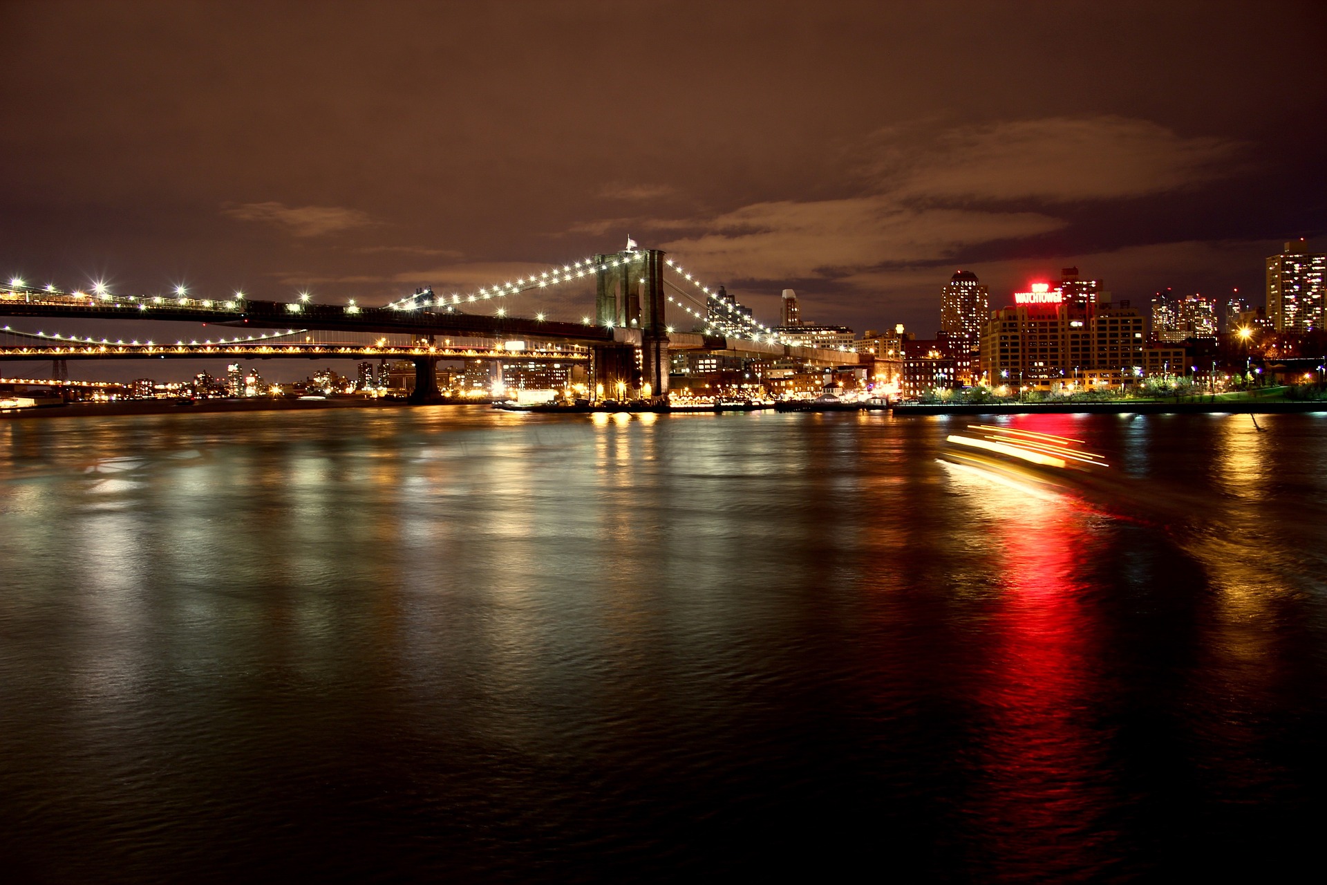New York City Lights At Night
