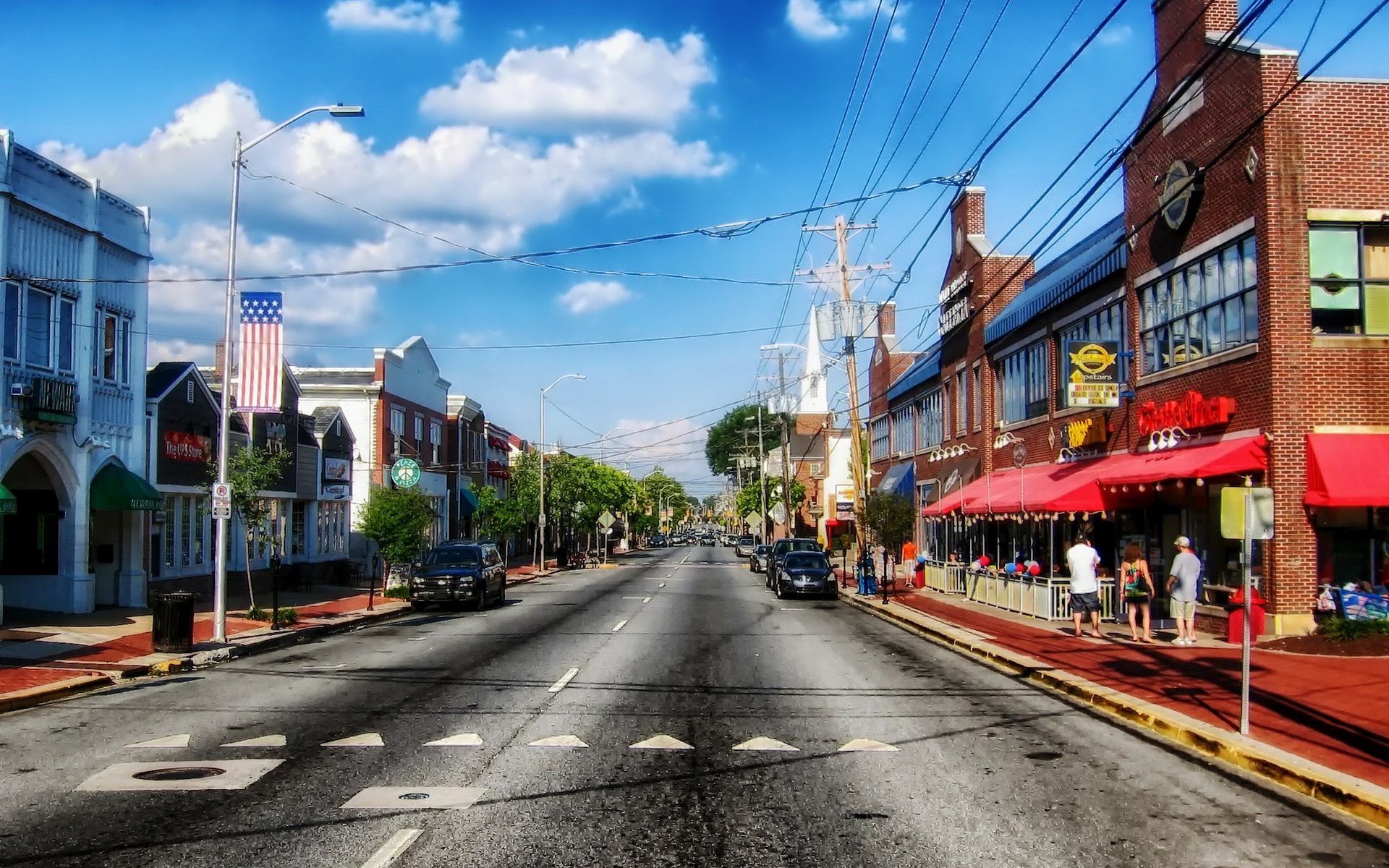 Photo of downtown Newark, Delaware