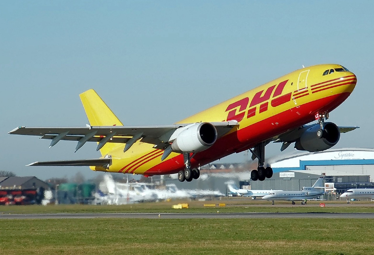 DHL Shipping Airplane