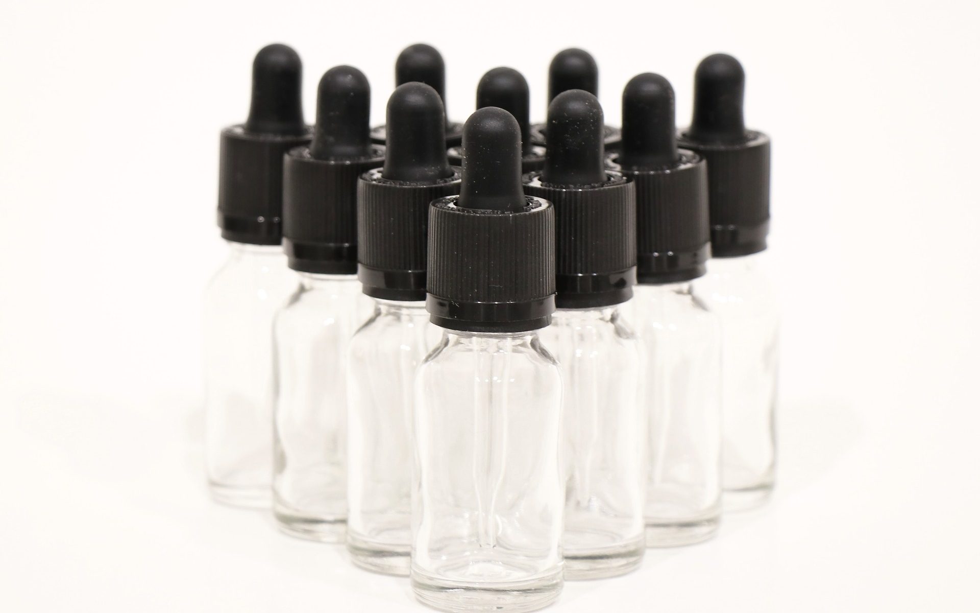 Glass E-Liquid Dropper Bottles