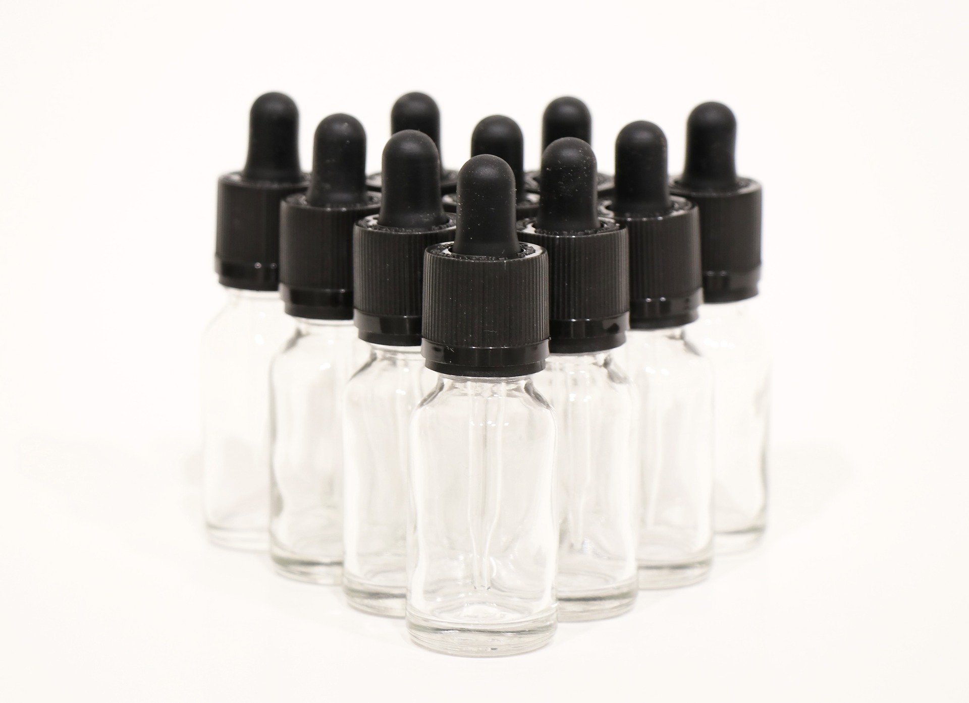 Glass E-Liquid Dropper Bottles