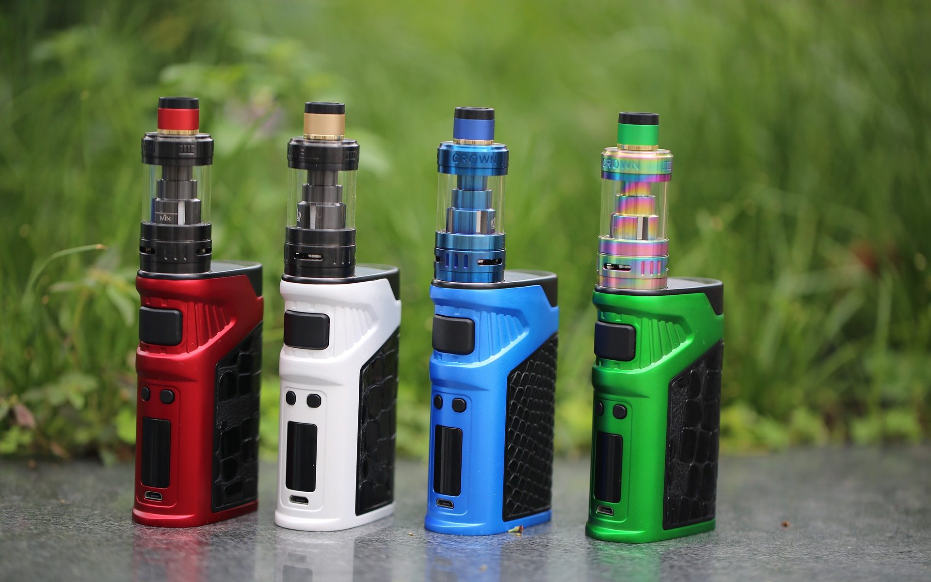 Different Colored Vapes