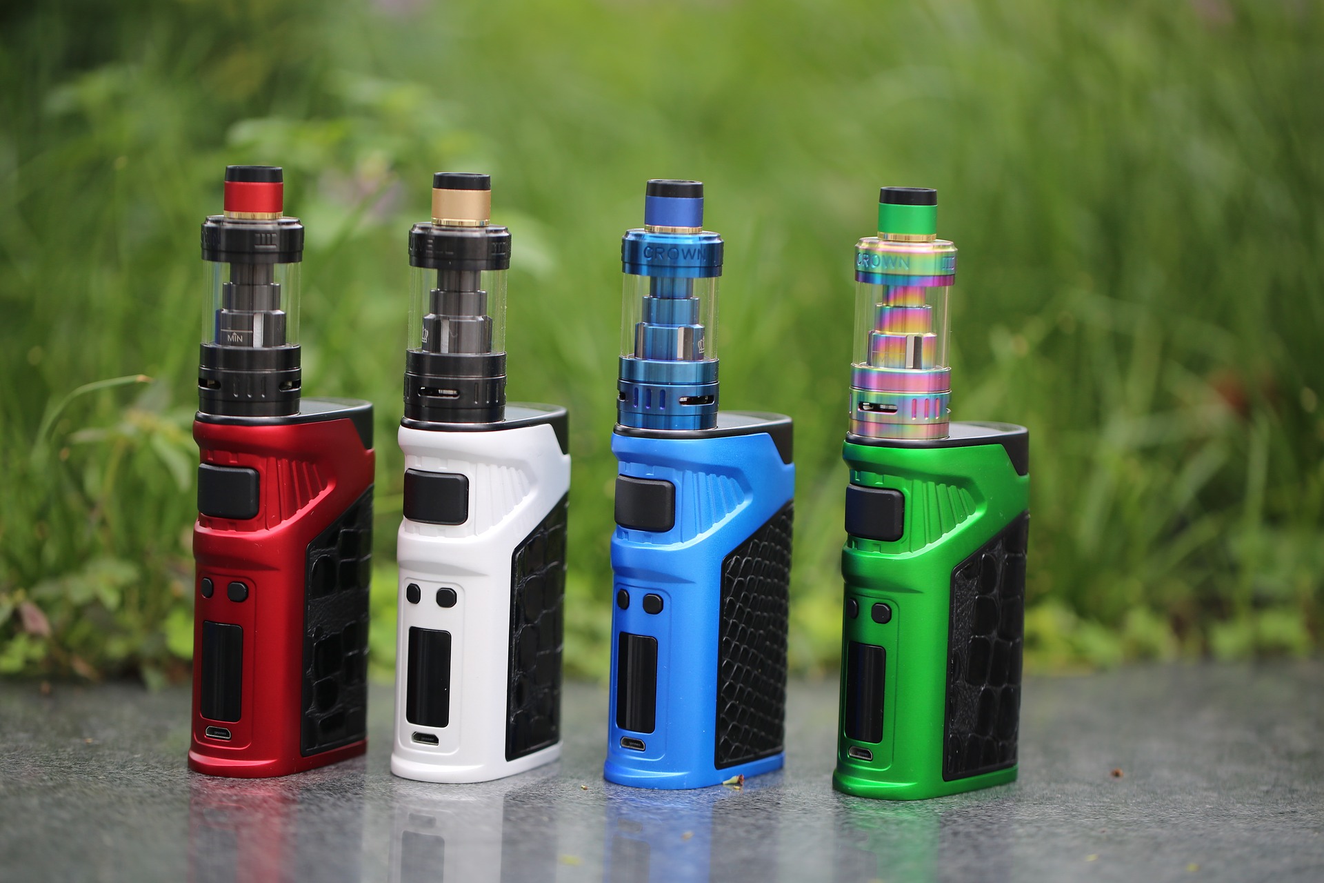 Different Colored Vapes